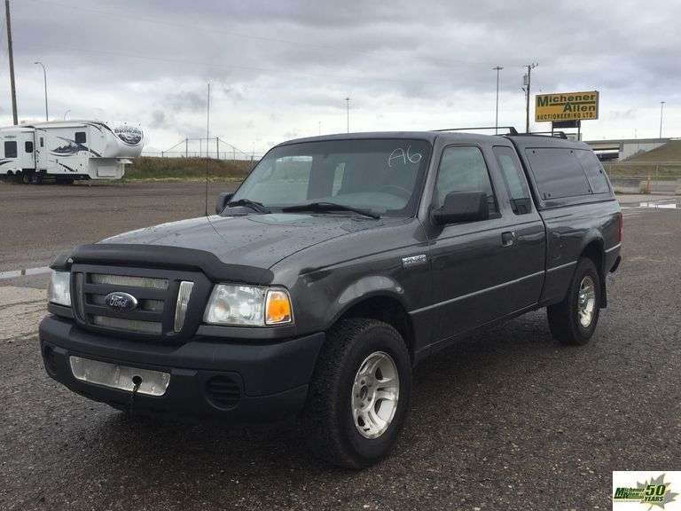 2008 Ford Ranger 4WD Super Cab with Cap Michener Allen Auctioneering Ltd