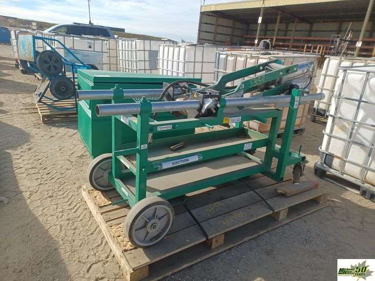 Greenlee Mobile Bending Table1 Pallet Michener Allen Auctioneering Ltd