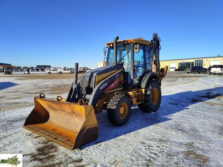 2013 John Deere 410K Extendahoe 4x4 Loader Backhoe Michener Allen