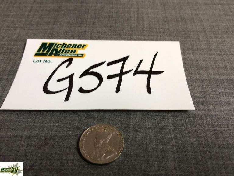 1927 CAD King Five Cent Coin Michener Allen Auctioneering Ltd