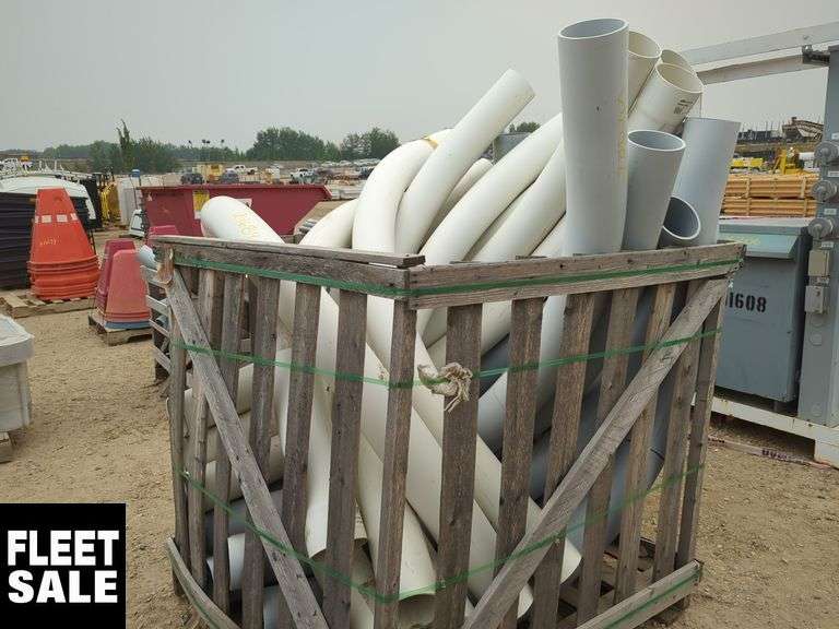 Assorted PVC Pipe 1 Crate Michener Allen Auctioneering Ltd