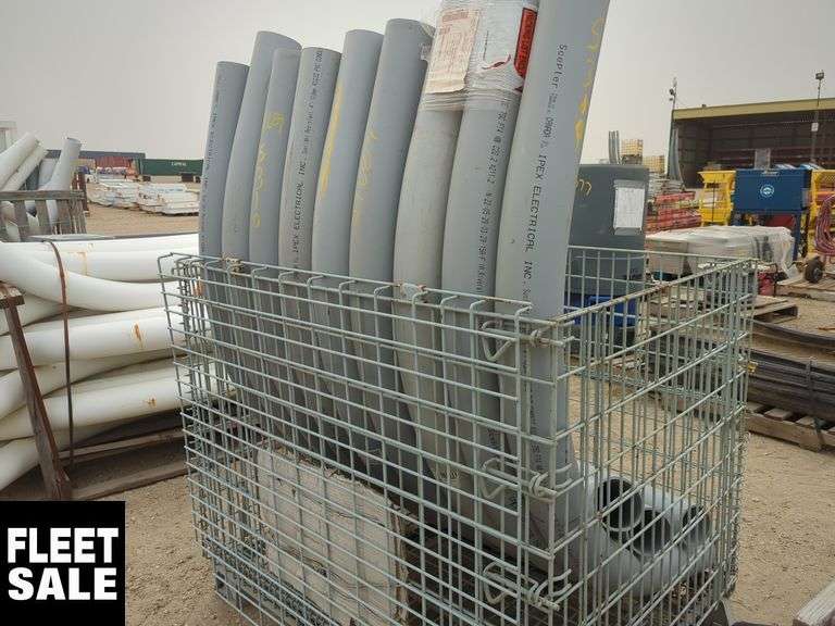 Assorted PVC Pipe 1 Crate Michener Allen Auctioneering Ltd
