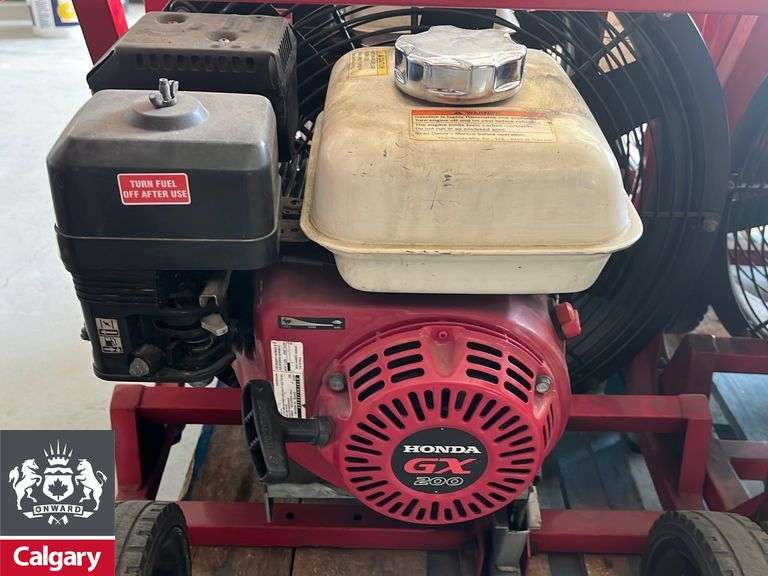4 Gas Powered Fans Michener Allen Auctioneering Ltd