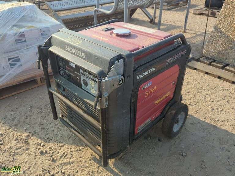 EU 6500 Honda Generator Michener Allen Auctioneering Ltd