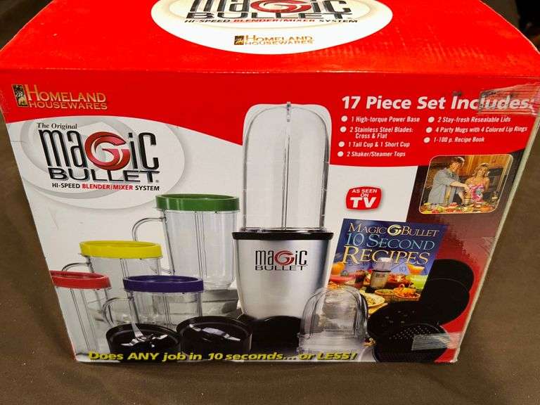 MAGIC BULLET BLENDER MIXER SYSTEM McLaughlin Auctioneers, LLC