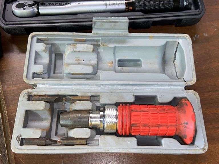 Hyper tough tool set, plastic anchors, drill bit set, torque wrench
