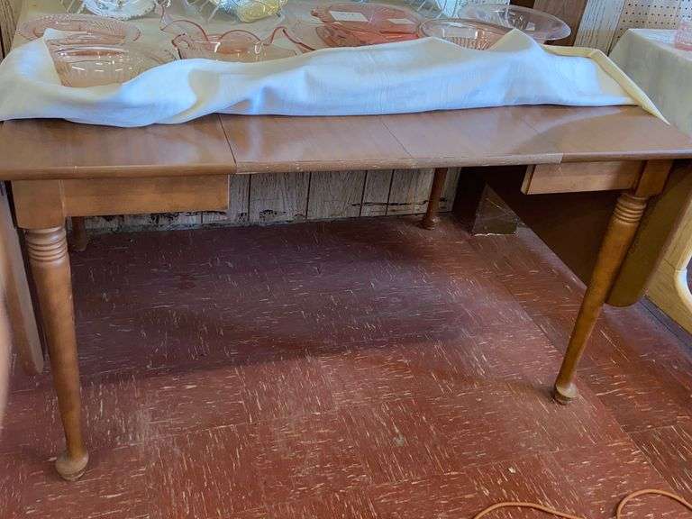 DROP LEAF DINING TABLE McLaughlin Auctioneers, LLC