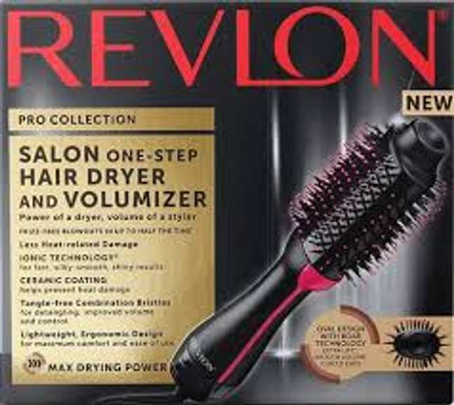 Revlon OneStep Hair Dryer & Volumizer Hot Air Brush, Black New/Open