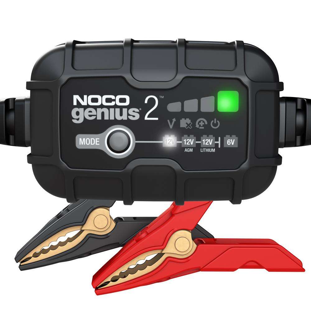 Noco Genius2 2Amp FullyAutomatic Smart Charger All