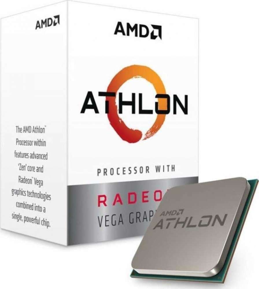 AMD Athlon 200GE 2Core, 4Thread, 3.2 GHz Base, Socket