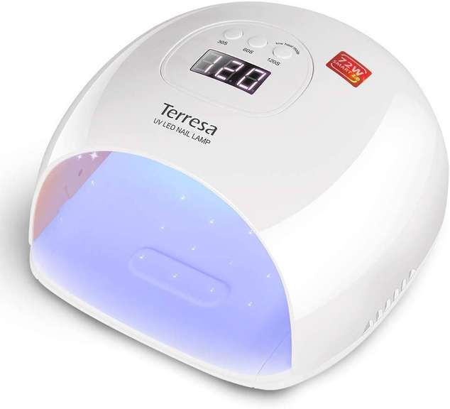 UV LED Nail Lamp, Terresa 72 Watt Nail Dryer for Gel Polish, UV Nail