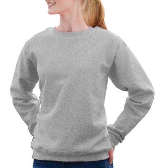 Gildan Women's Crewneck Sweatshirt, Sport Grey, Small Mariner