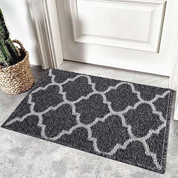 Olanly Indoor Doormat, NonSlip Absorbent Resist Dirt Entrance Rug