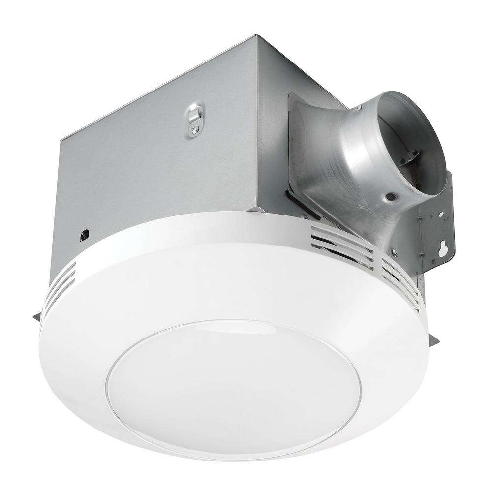 Homewerks Worldwide Decorative White 80 CFM Ceiling Mount Bathroom