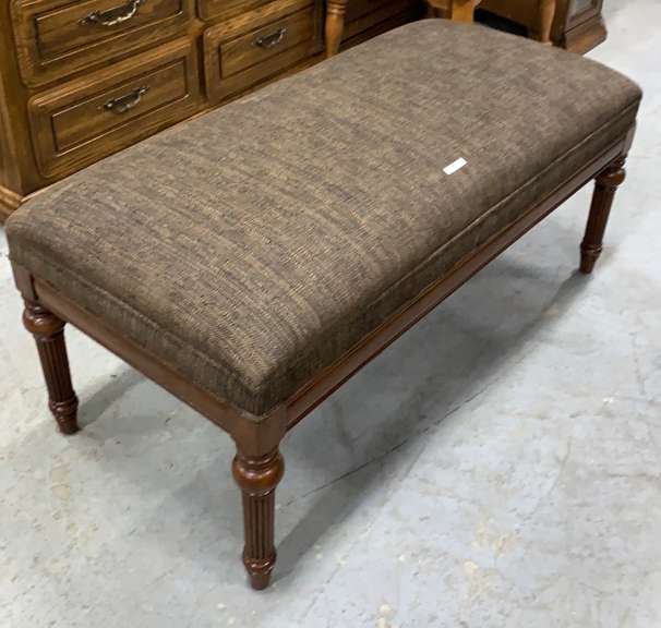 Bombay Upholstered Bench (42" X 19") Mariner Auctions & Liquidations Ltd.
