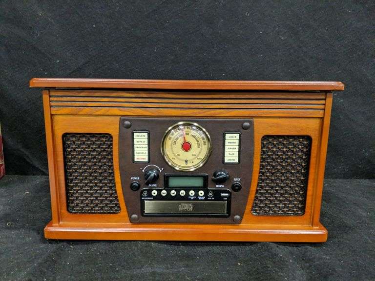 Victrola 8 In 1 Entertainment Centre With Remote And Instructions