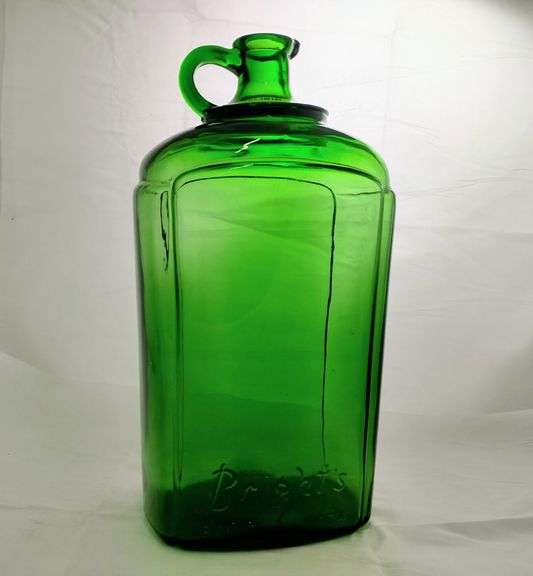 Vintage "Brights" Glass Jug (13.5"H) Mariner Auctions & Liquidations Ltd.