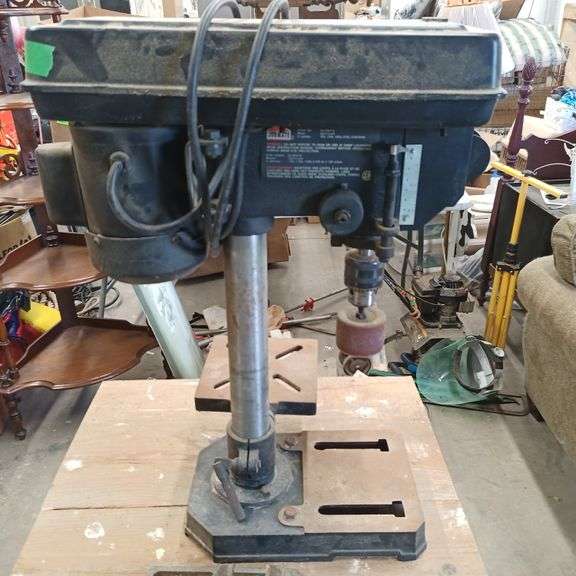 Jobmate 5559016 Corded Drill Press on Wood Stand Mariner Auctions