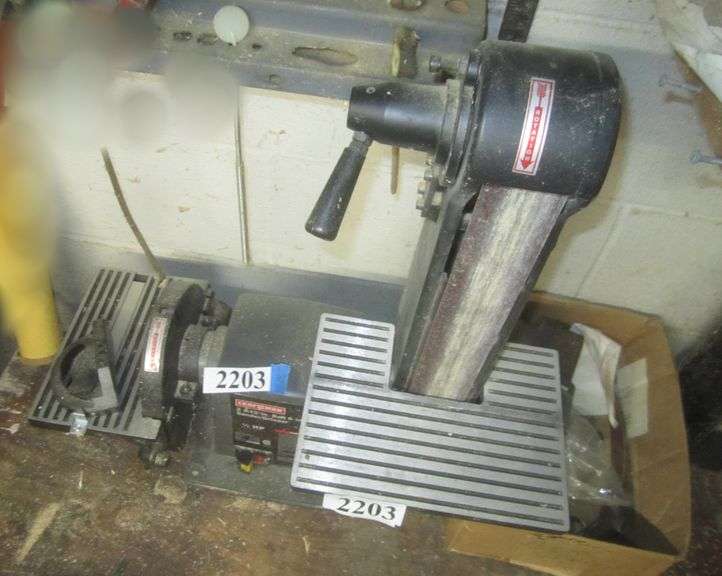 Craftsman 2 x 42" belt 6" disc sander Mark Van Hook, Auctioneer