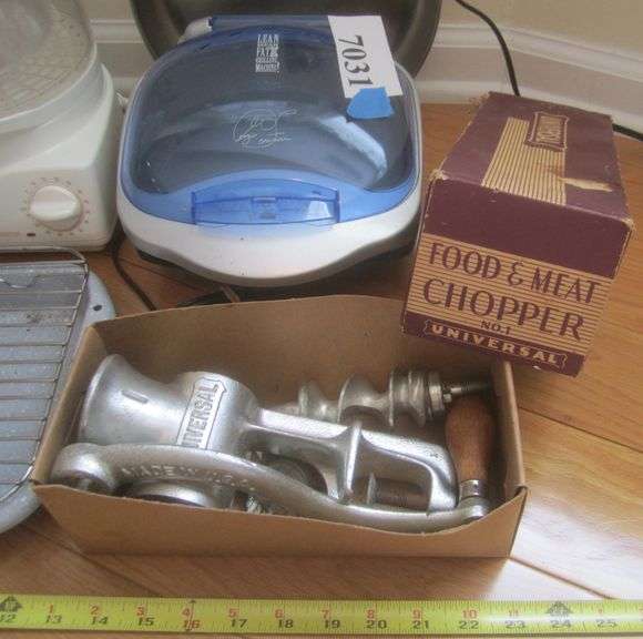 Steamer, sm. Foreman grill, grinder, pans Mark Van Hook