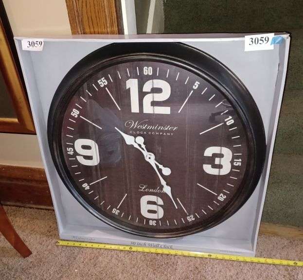 30 in Westminster Clock Company battery operated clock Mark Van Hook