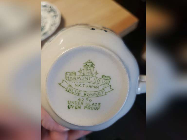 Harmony House Blue china, 42pcs.