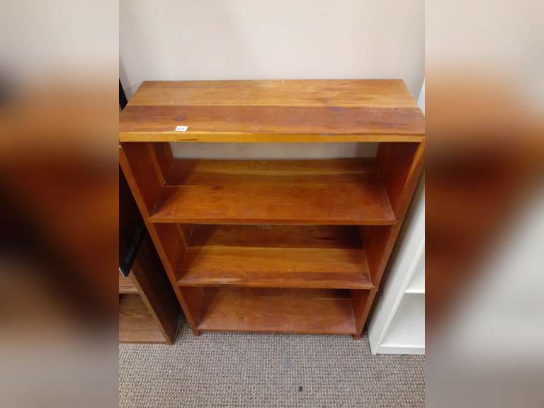Small Wood Bookcase 37.5" Tall, 26" Wide, 10" Deep