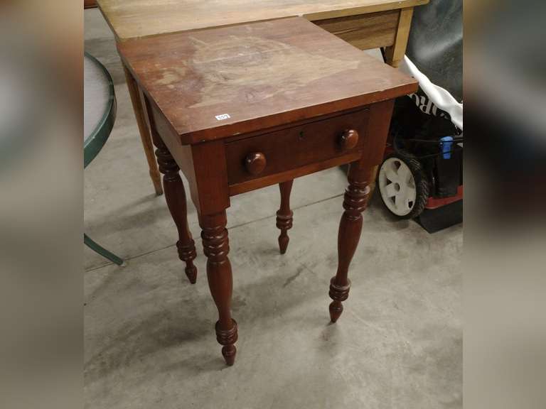 Lamp table, approximately 19"x19"x30".