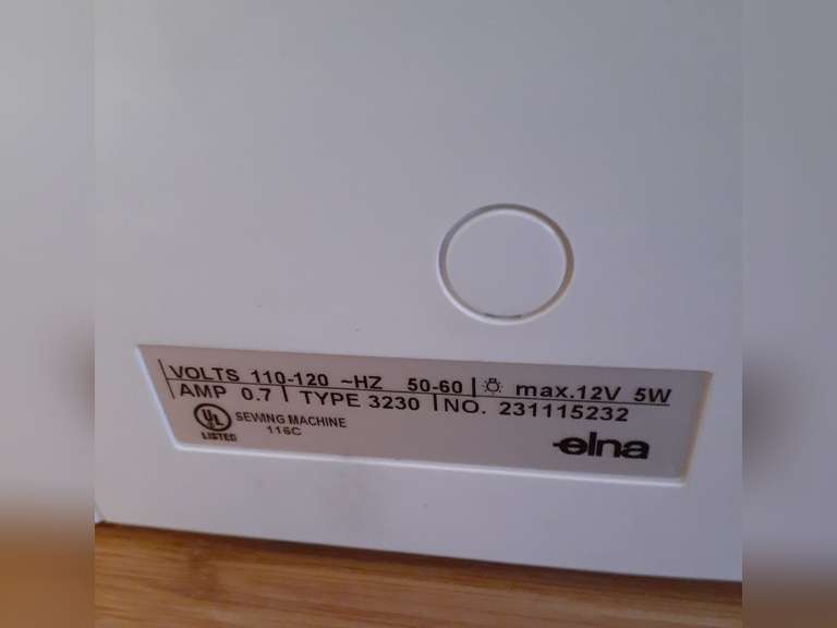 Elna Gallery Series Swiss Design 3230 Electronic Sewing Machine & Accessories