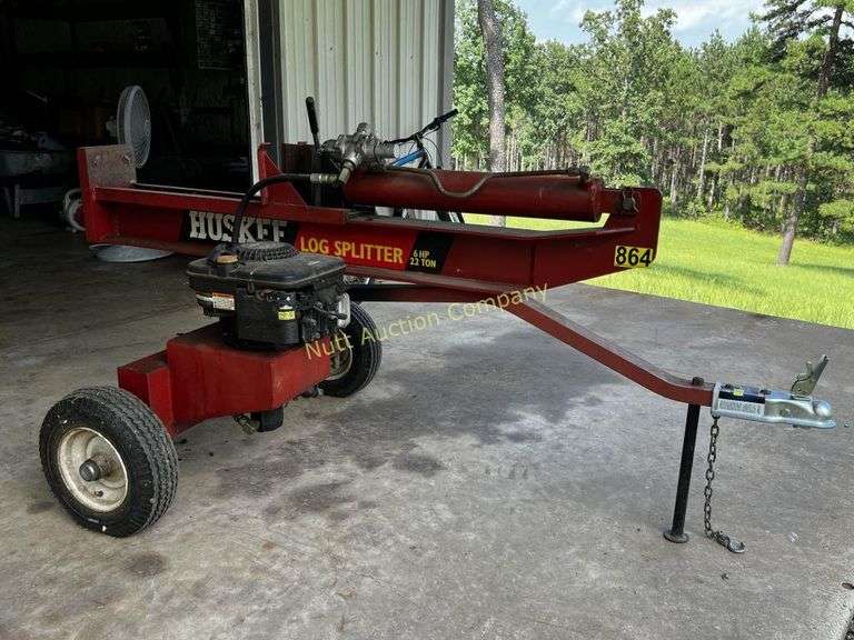 Huskee Log Splitter, 6hp, 22 ton Nutt Auction