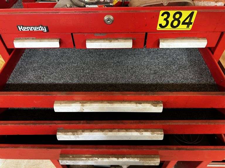 Craftsman & Kennedy tool box with contents Nutt Auction