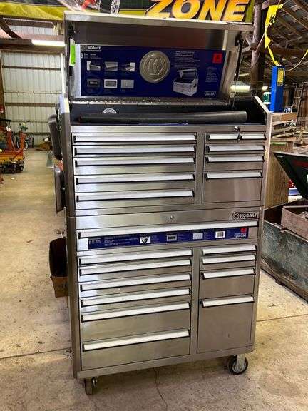 Kobalt 11-Drawer Roller Cabinet & 9-Drawer Tool Chest - NW Asset Services
