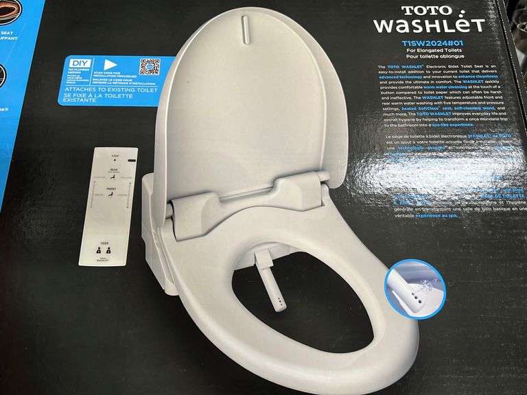 Toto Washlet Elongated Heated Bidet Toilet Seat NW Asset Services
