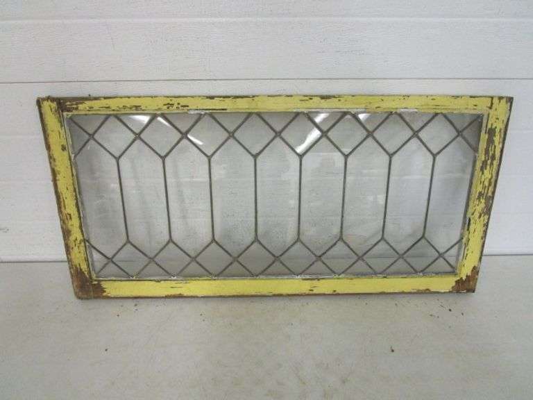 Leaded Glass Window Oberman Auctions