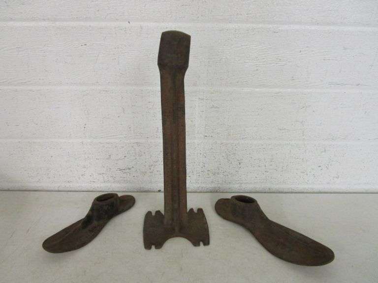 Adams Cast Iron Shoe Last Oberman Auctions
