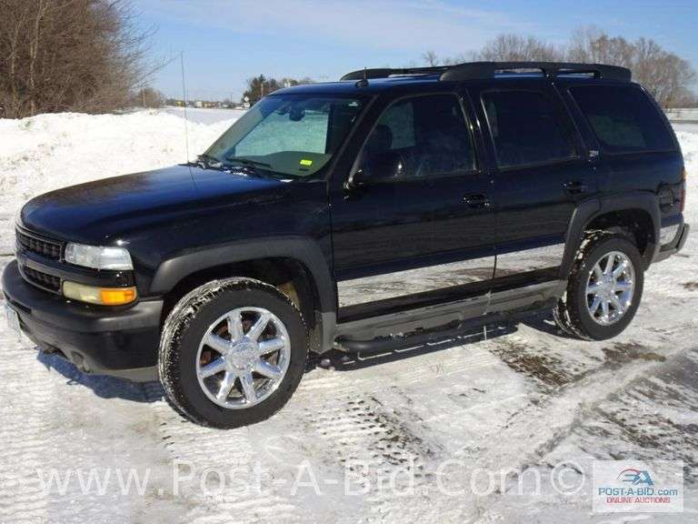 2004 Chevy Tahoe Z71 - Elsenpeter Auctions & Real Estate, Inc. dba Post