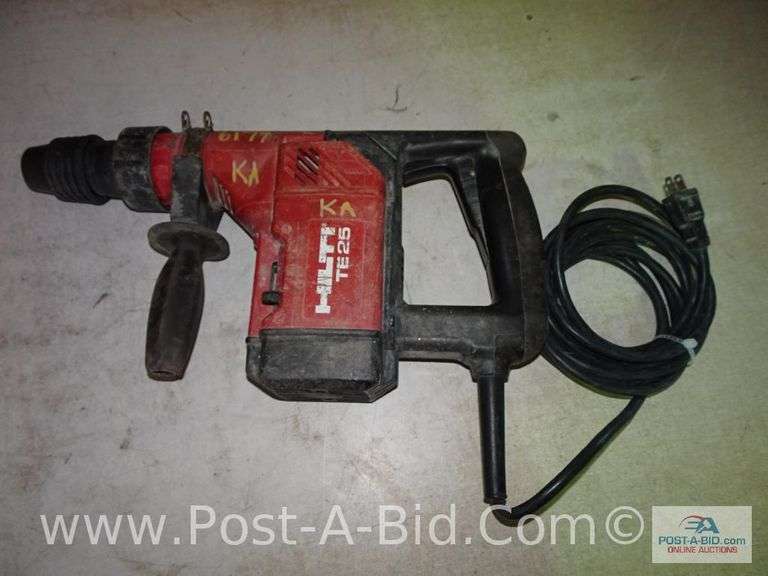 Hilti TE25 Heavy Duty Dri - Elsenpeter Auctions & Real Estate, Inc. dba