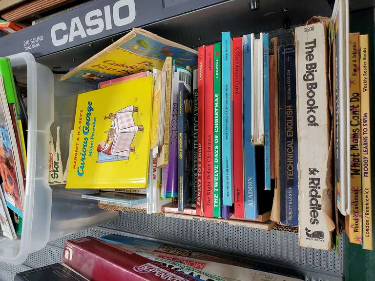 2 boxes of children's books Parrott Marketing Group