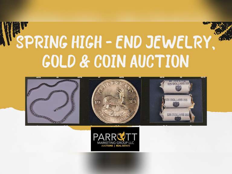Spring HighEnd Jewelry, Gold & Coin Auction Parrott Marketing Group