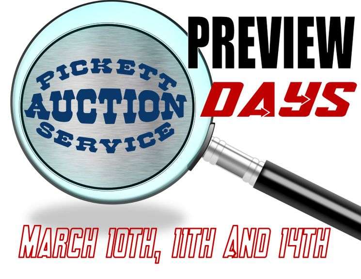 PREVIEW DAYS Pickett Auction Service LLC