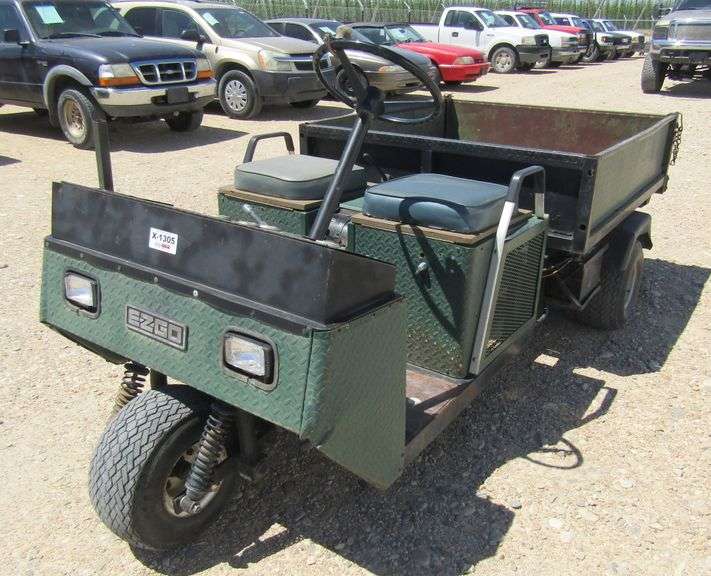 X1305 EZGO Gas Utility Cart Pickett Auction Service