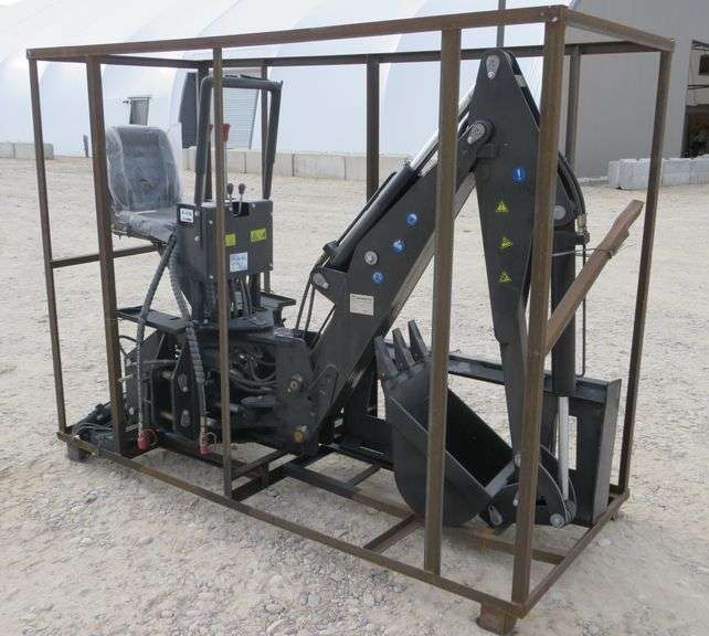 F119 Agrotk Skid Steer Backhoe Attachment Pickett Auction Service