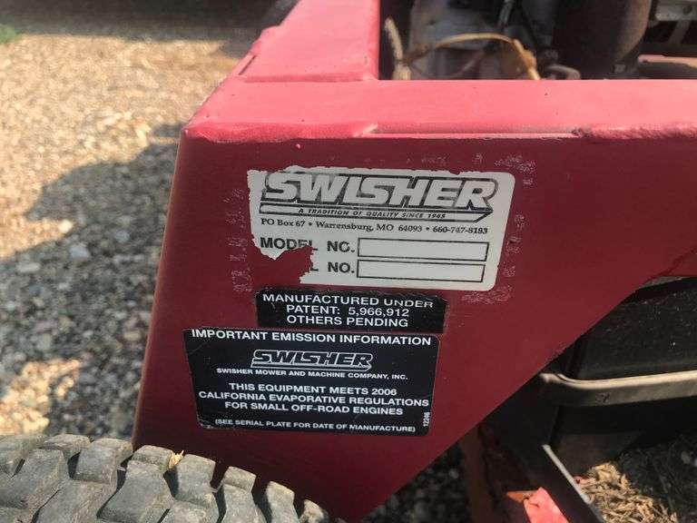 Swisher 60in finish mower - Peterson Land & Auction LLC