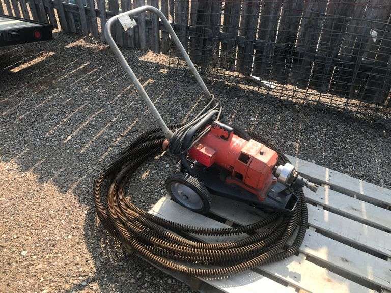 Electric Sewer snake Peterson Land & Auction LLC