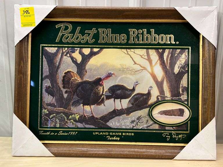 Pabst Blue Ribbon Upland Game Birds "Turkey" Peterson Land & Auction LLC