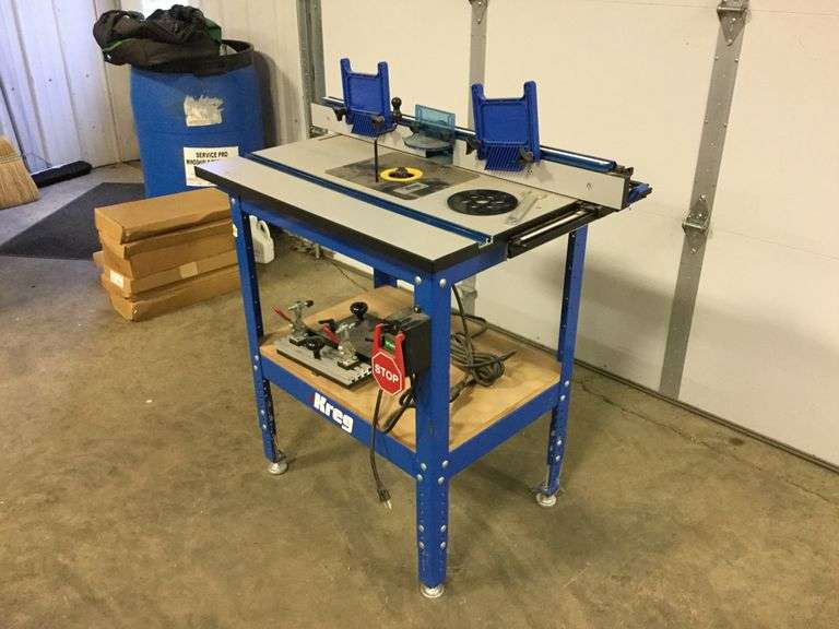 Kreg Router Table w/Router Peterson Land & Auction LLC