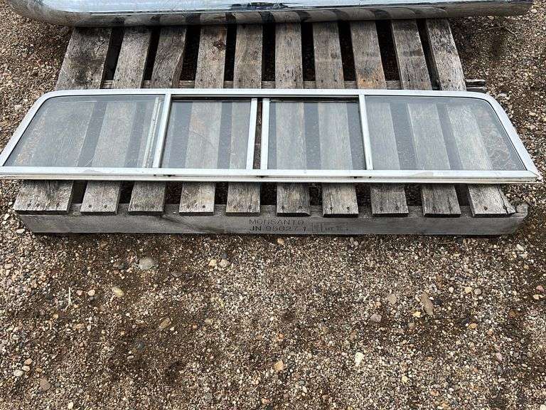 Rear Sliding Window off Chevy Pickup - Peterson Land & Auction LLC