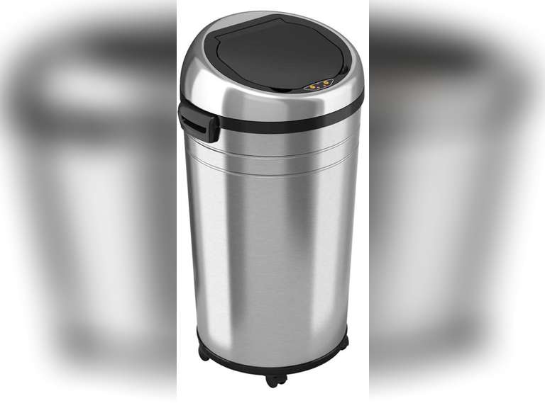 iTouchless 23 Gallon Touchless Sensor Trash Can with Odor Control