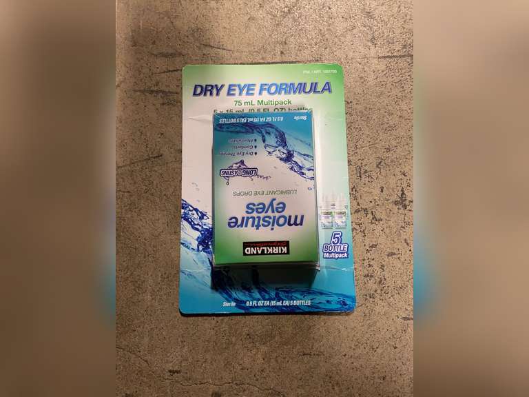 Kirkland Signature Moisture Eyes Lubricant Eye Drops, 75 ml. 21.99