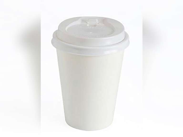 [ 500 Sets 20 oz.] Tankon Compostable Paper Hot Coffee Cups with CPLA